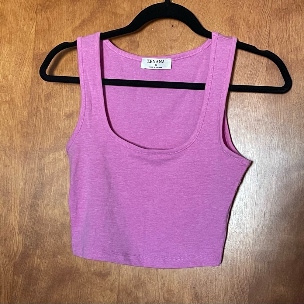 New Zenana Cropped Tank Top